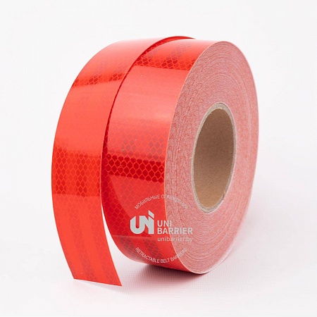 Лента световозвращающая красная US450 ПРЕМИУМ 50мм*45.7м