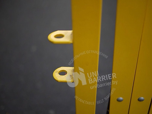 Раздвижное ограждение металлическое UniExpand 130Y 3 м. желто-черное